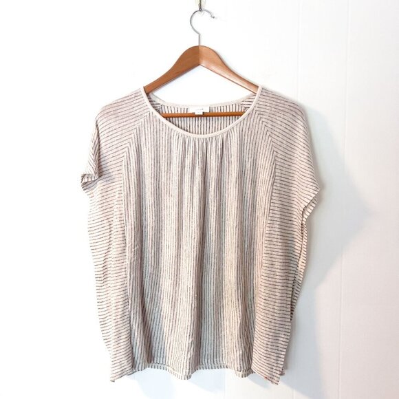 Pure Jill Linen Blend Lagenlook Top - Picture 4 of 10